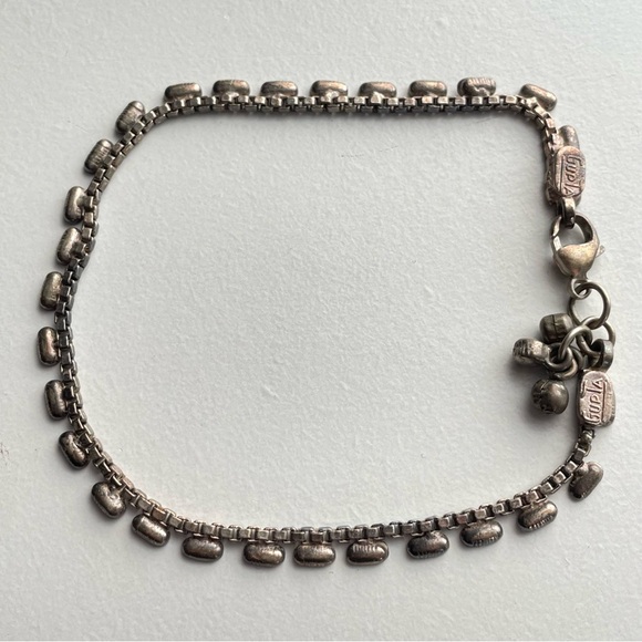 Vintage Sterling Gupta Anklet Bells Bracelet - Picture 5 of 9